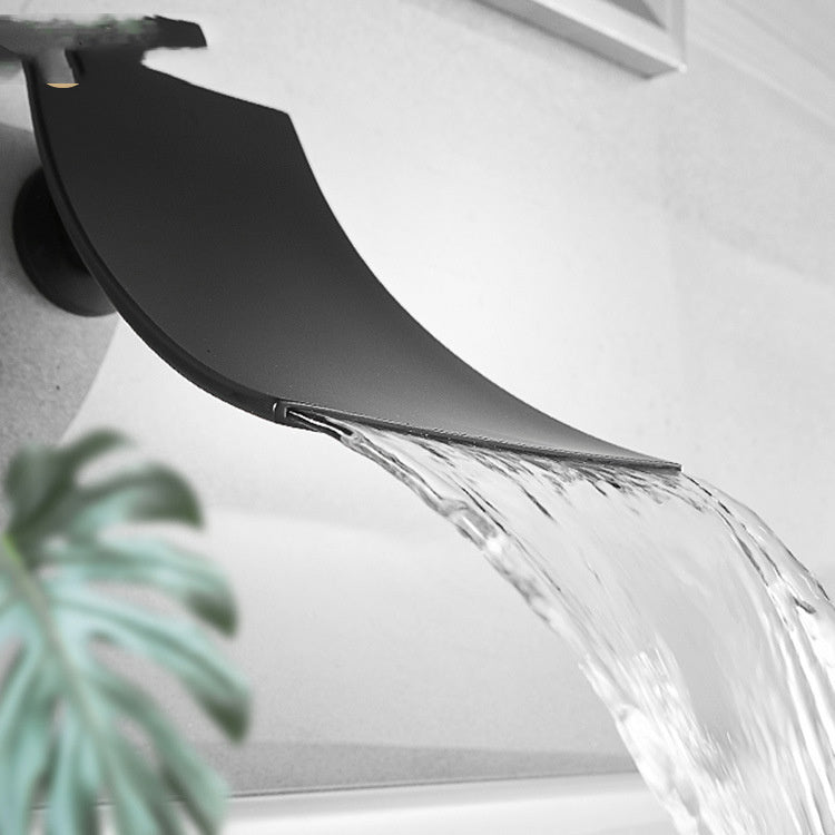 Grifo de cascada para baño con inodoro con agua fría y caliente