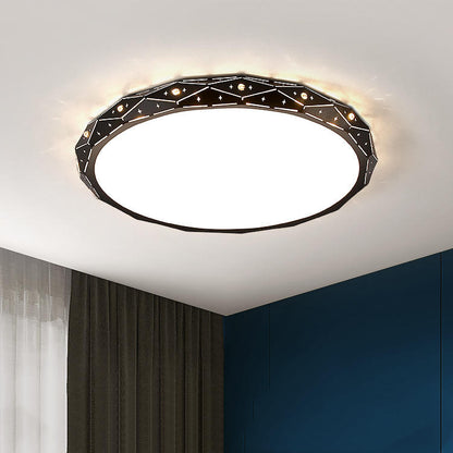 Lampes de plafond rondes à LED pour chambre de luxe légère