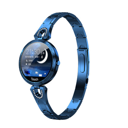 Reloj inteligente a la moda para mujer, dispositivo portátil resistente al agua, Monitor de ritmo cardíaco, reloj inteligente deportivo para mujer y mujer