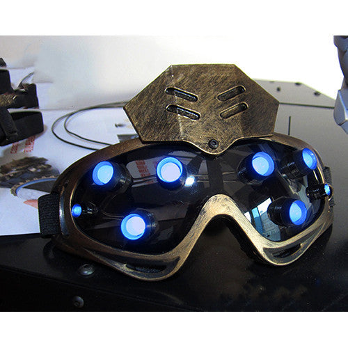 Halloween Bar Waste Soil Steam Luminous Goggles