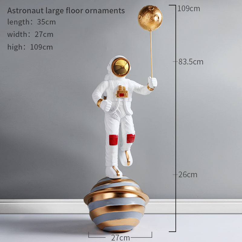 Grande décoration de sol créative pour le salon des astronautes