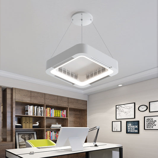 Leafless Overhead Fan Light Square Intelligence