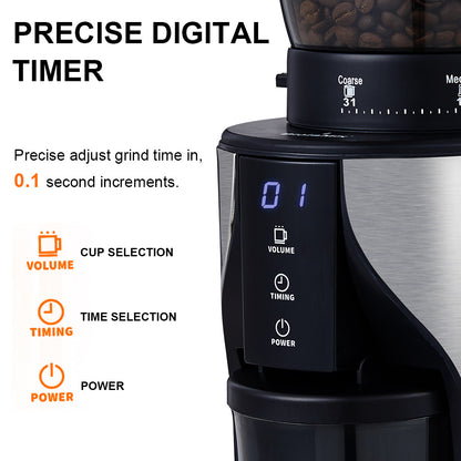 Cone Grinder Electric Coffee Grinder