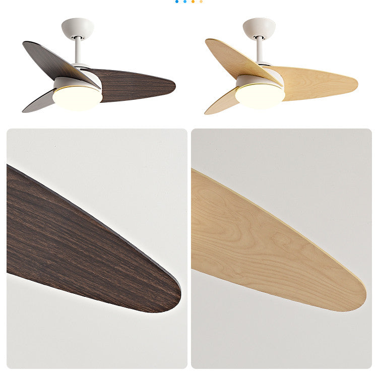 Simple Modern Wood Leaf Electric Fan