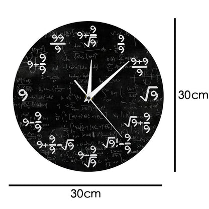 Home Fashion Math Wall Clock