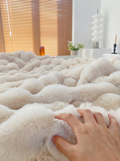 Tuscany Fur Casual Blanket For Two