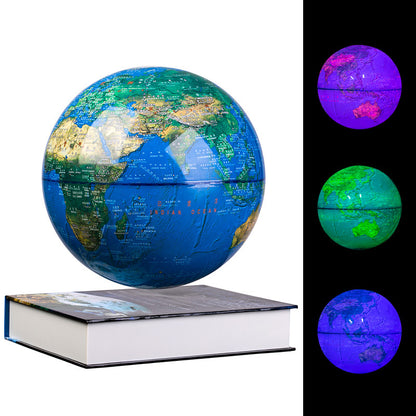 Rotating Colored Light Luminous Living room Study Furnishings LED Globe