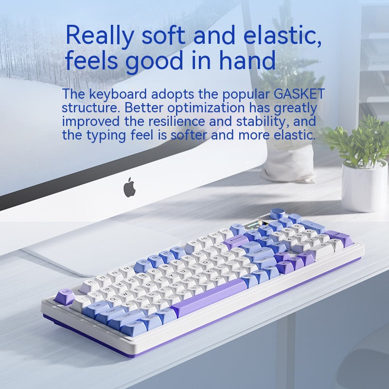 Clavier muet Bluetooth sans fil, clavier de bureau pour sports électroniques