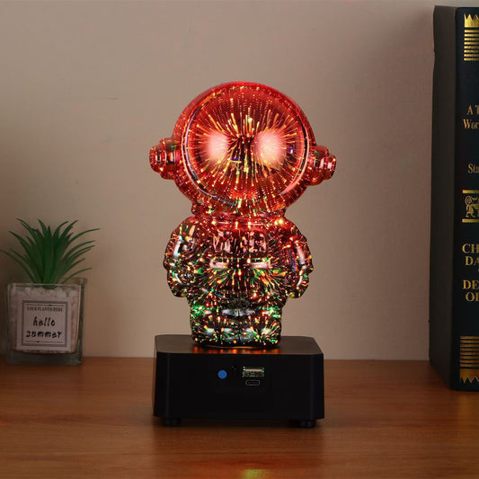 3D Fireworks Astronaut Wireless Bluetooth Speaker