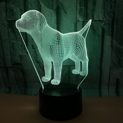 Lámpara De Estado De Ánimo Iluminación Para Dormir Perro Usb