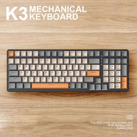 Teclado mecánico de plástico para computadora