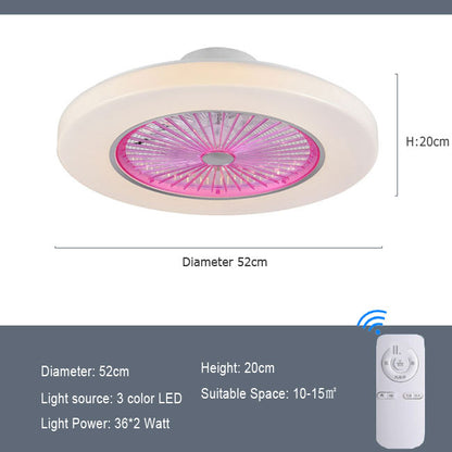 Maison moderne simple et calme avec ventilateur électrique