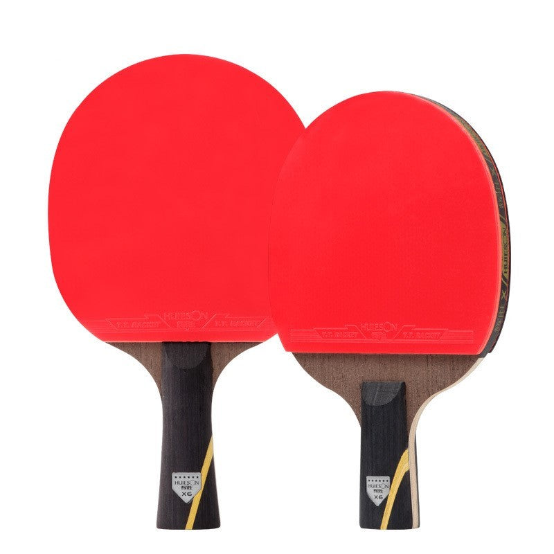 Double-sided anti-adhesive six-star table tennis racket