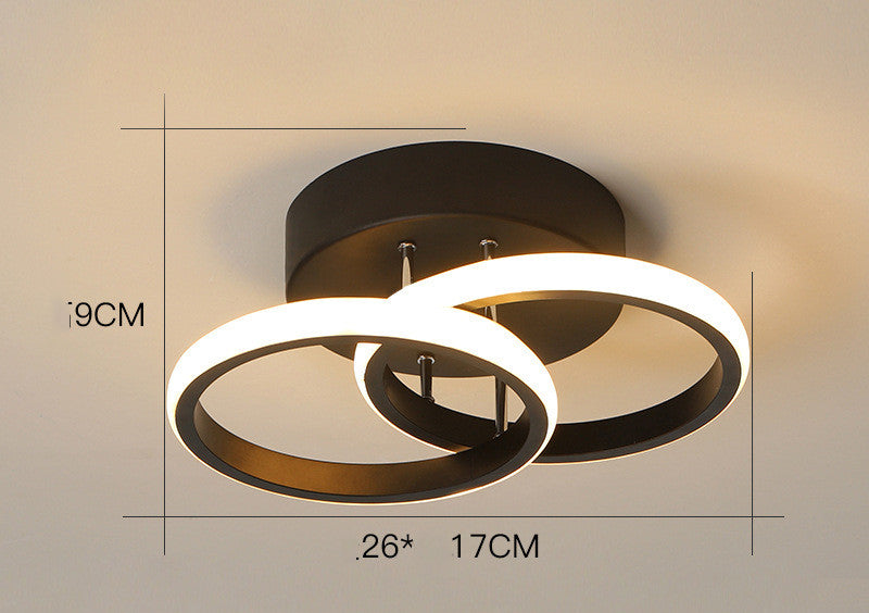 Luz del pasillo del porche del vestíbulo de entrada minimalista moderno