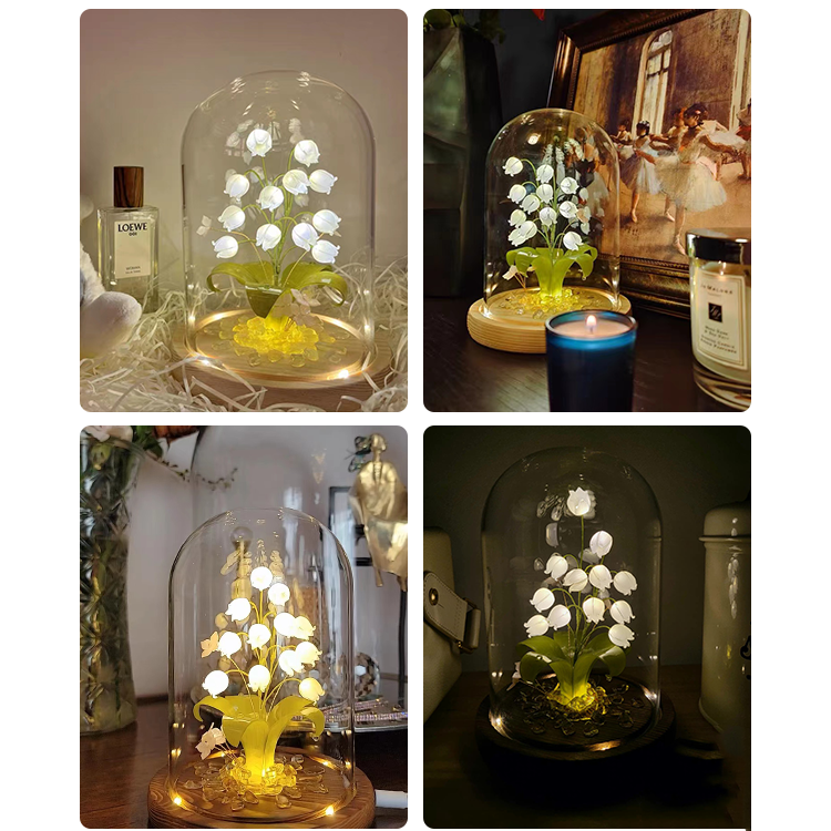 Original Design Heat-shrinkable Lily Of The Valley Night Light