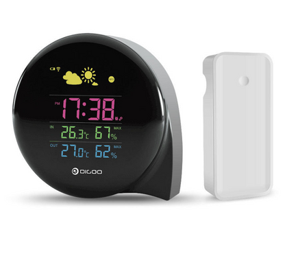 Weather clock small Q comma weather forecast clock weather forecast clock smart clock