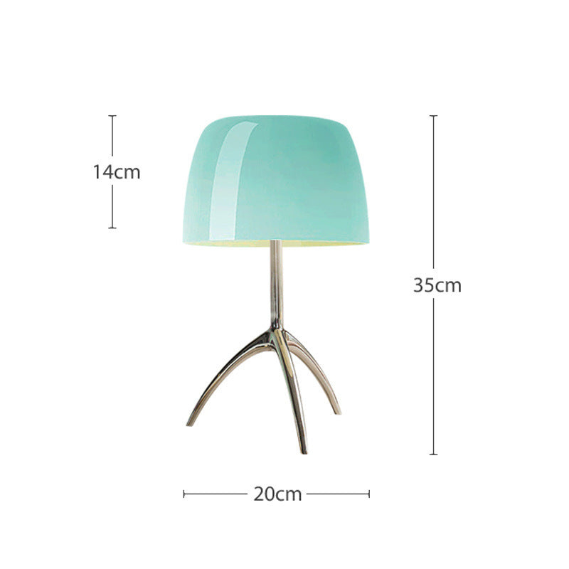 Lampe de table en cuivre, maison ancienne du milieu, lampes design rétro