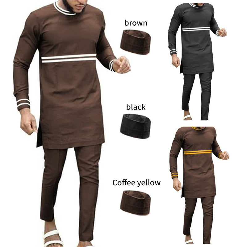 Disfraces de Halloween Ropa africana para hombres Ropa exterior tradicional Trajes