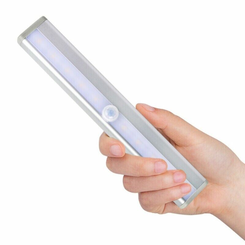 Cordless PIR Lamp LED Closet Light With Motion Sensor Wireless Battery Operated