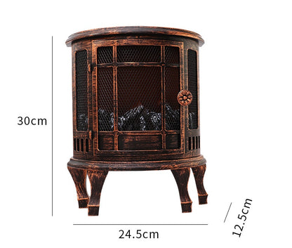 Brazier Decorations Christmas Fireplace Charcoal Lantern