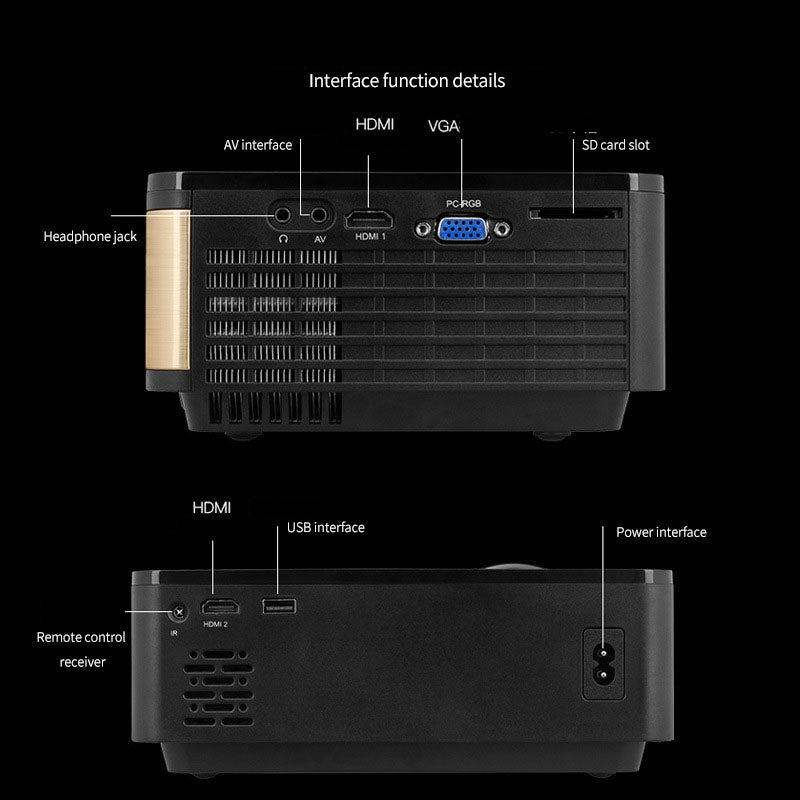 Accueil Nouveau projecteur de téléphone portable sans fil Wifi 