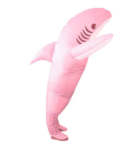 Cartoon Animal Dress Up Performance Wear Halloween Shark Inflatable Clothing