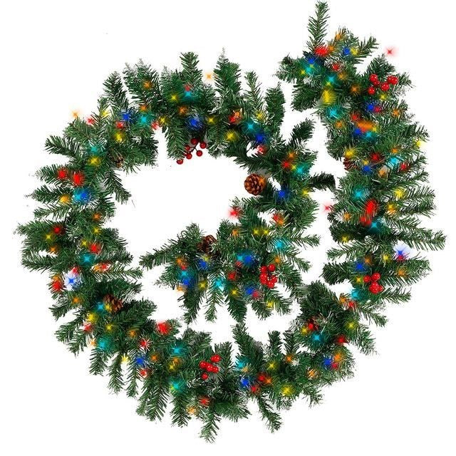 Christmas wreath wreath artificial rattan wreath