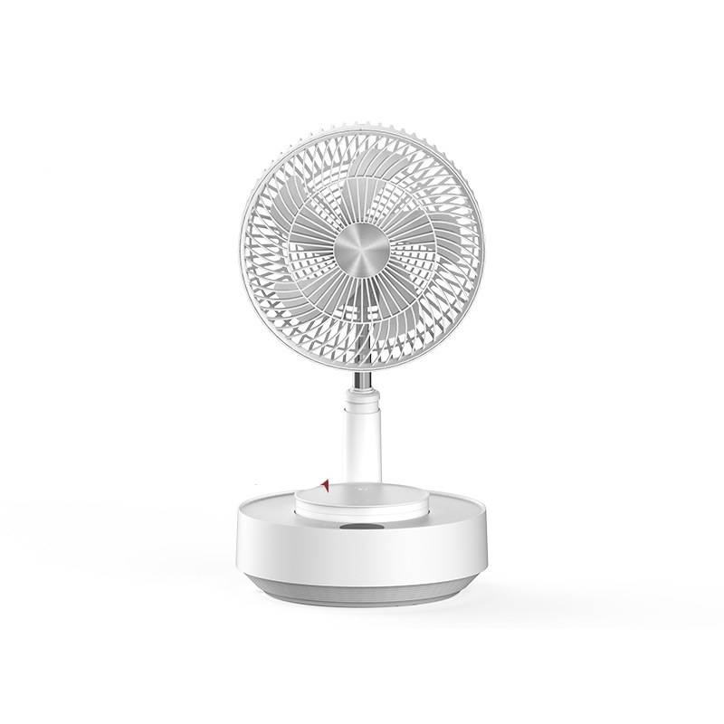 Ventilador eléctrico de piso de almacenamiento, ventilador eléctrico grande recargable pequeño con Control remoto de escritorio para el hogar