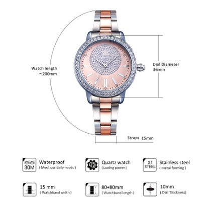 Reloj de pulsera Shengke para mujer, relojes de pulsera de cristal de lujo de marca superior de cuarzo nuevo, regalo para mujer, reloj femenino 