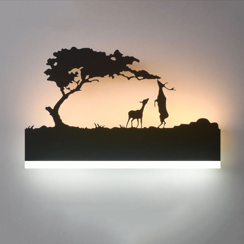 Applique murale de fond acrylique LED nordique