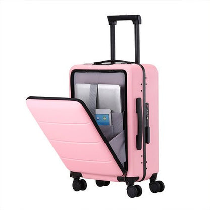 Front Opening Luggage Compartment Universal Wheel Business Side Opening