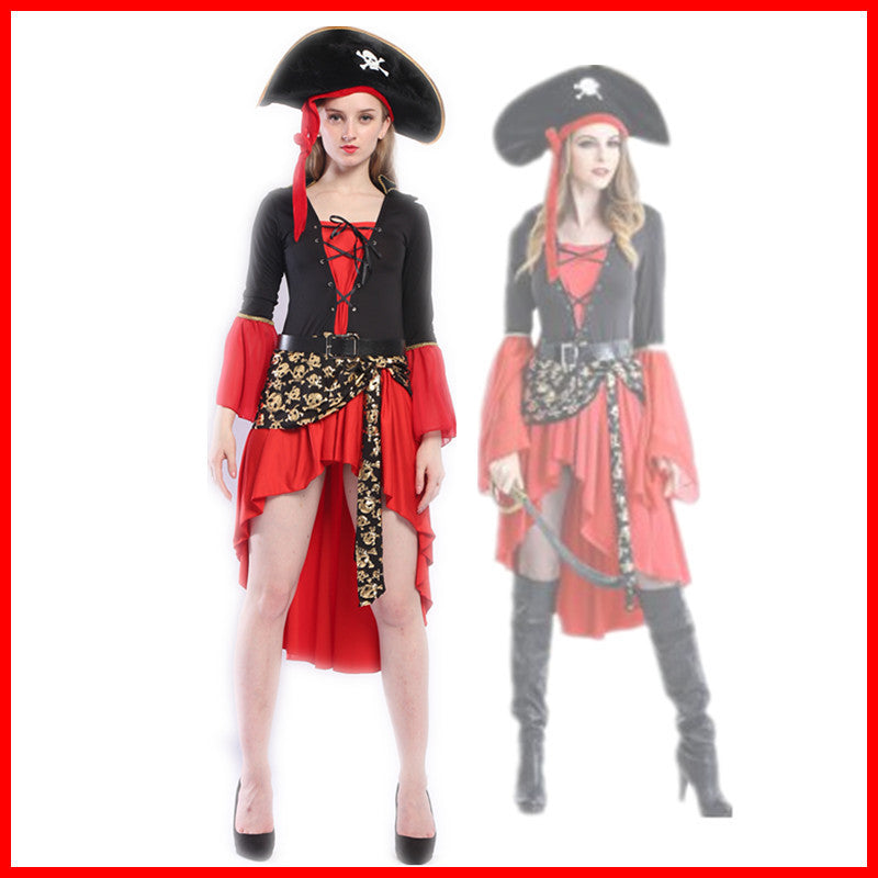 Costume d'Halloween nouveau costume de pirate femme