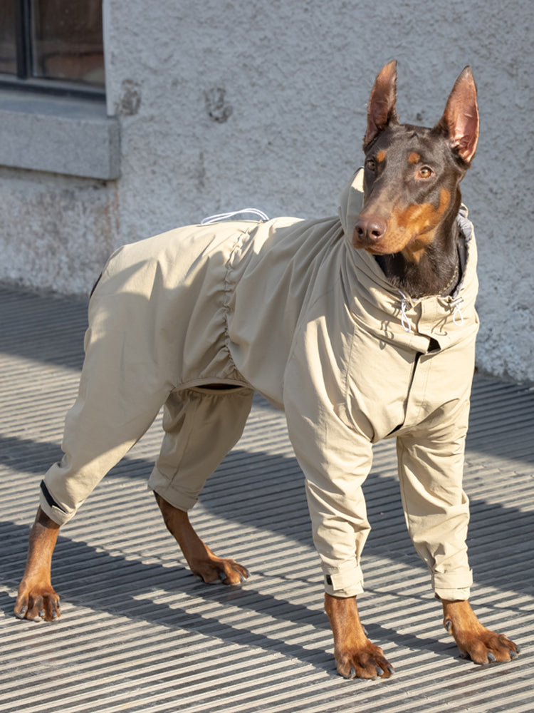 Mascota mediana y grande Shiba Inu de cuatro patas de una pieza herramientas Montañismo al aire libre traje ropa de asalto Casual