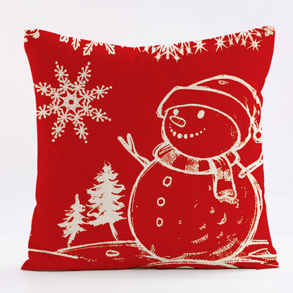 Home Fashion Simple Christmas Pillow Cover