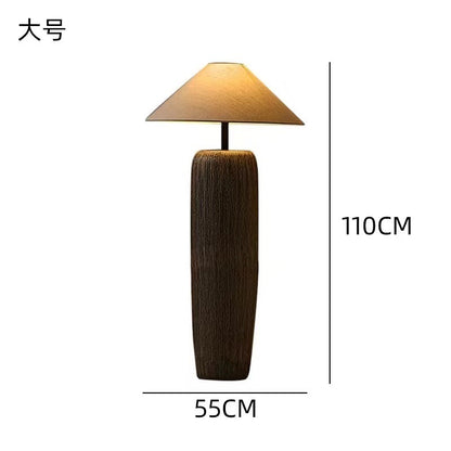 Lampe de Table en céramique, Style silencieux, grand, moderne, rétro chinois, nostalgique, ornement de maison d'hôtel