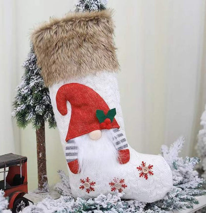 Décorations de Noël créatives et mignonnes, sac à suspendre en forme de vieil homme