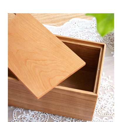 Creative Solid Wood Tissue Box Walnut Wood