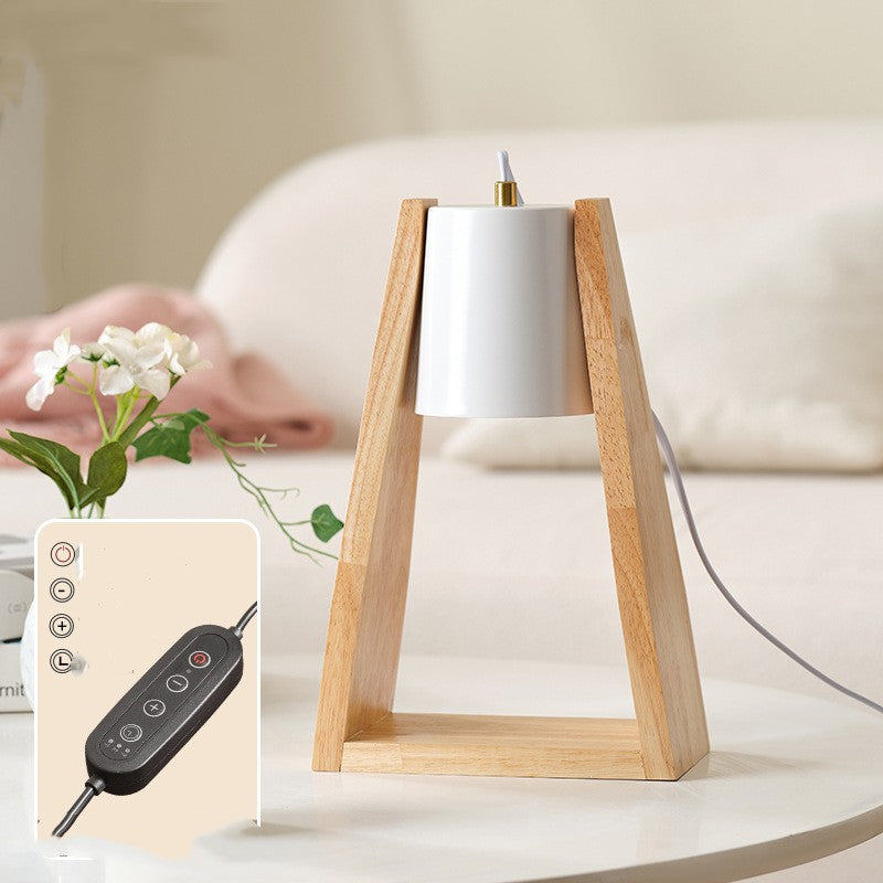 Japanese-style Wood Melting Candle Dimmable Night Light