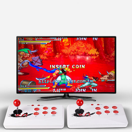 Consola de juegos con doble joystick inalámbrico HD, arcade de lucha