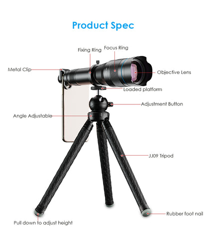 APEXEL mobile telescope telephoto lens