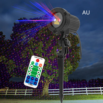 Lumière laser étanche extérieure, lumière de pelouse de jardin