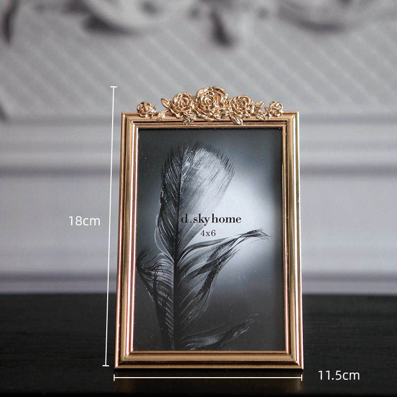 Modern Light Luxury Alloy Home Textile Home Decoration Art Photo Frame