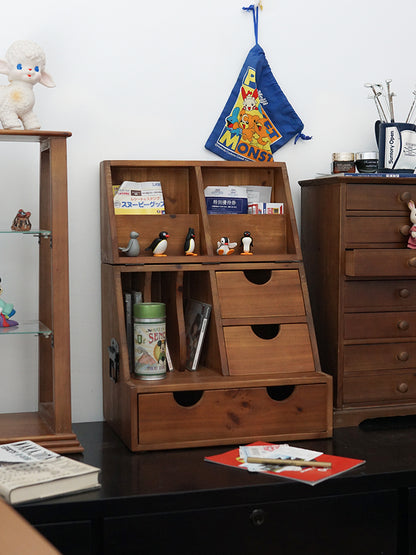 Gabinete de almacenamiento antiguo del estilo japonés de la exhibición del libro mayor de la cinta del sello de la laca