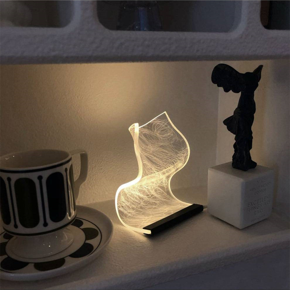 Lampe de chevet chaude de haut niveau d'apparence, petite veilleuse, décoration de maison