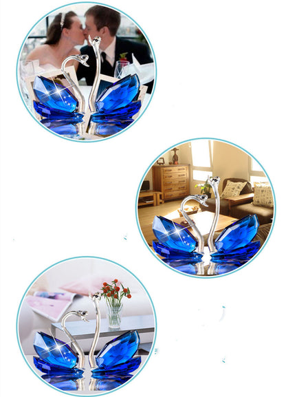 Crystal Swan Home Decoration Crafts