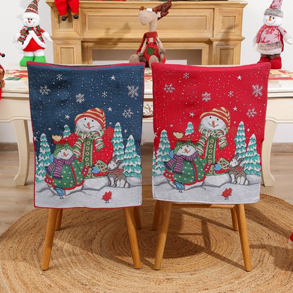 New Printed Cartoon Old Man Chair Cover