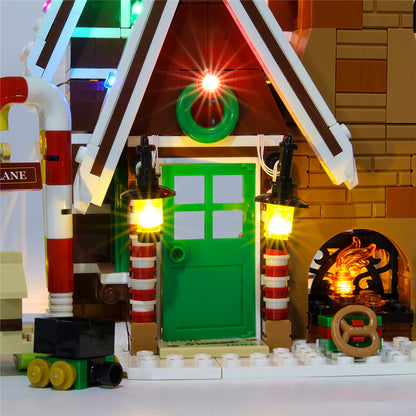 LED String Light for Building Block Gingerbread House Compatible With 10267 (NOT Include The Model)