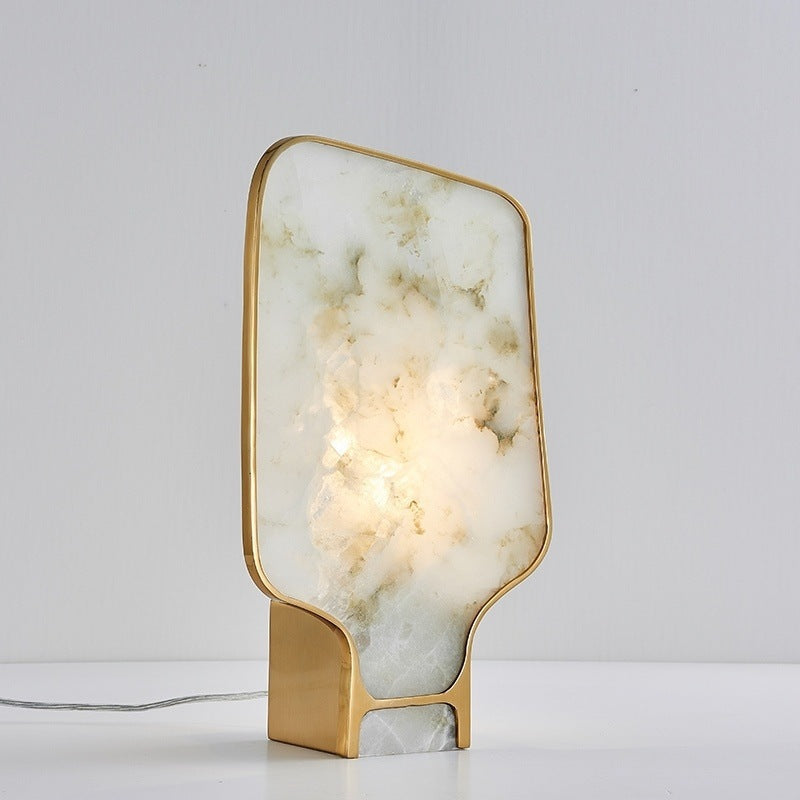 Marble Table Lamp New Chinese Study