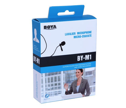 Caméra professionnelle avec microphone cravate