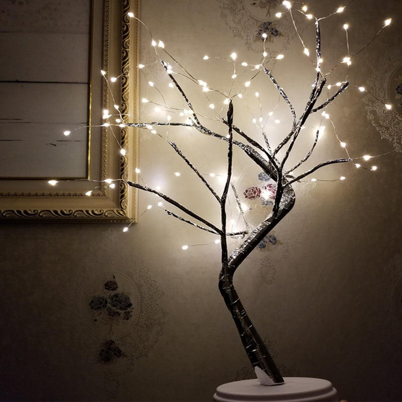 Arbre lumière interrupteur tactile perle étoile veilleuse